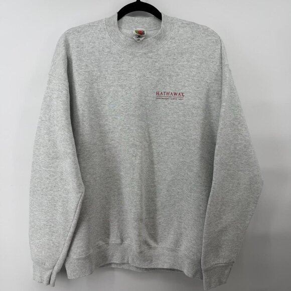 Fruit of the Loom Other - Hathaway Crewneck Sweatshirt XL Gray Fruit of the Loom USA Vintage